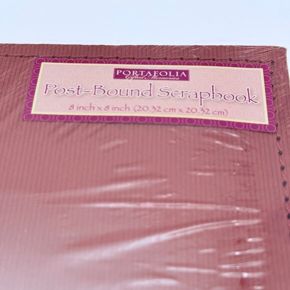 Portafolia Post-Bound Scrapbook 8" x 8" For Crafting & Memories New - Picture 4 of 4